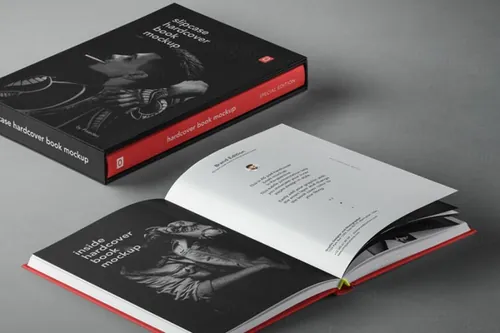 非常高质量的psd书籍样机和书套 Psd Slipcase Book Mockup Vol10