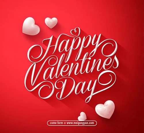 情人节心形气球唯美背景 Valentine\'s Day