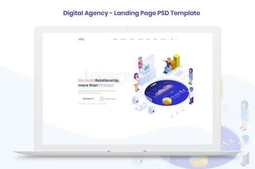 时尚高端3D立体2.5D等轴等距数字代理digital agency