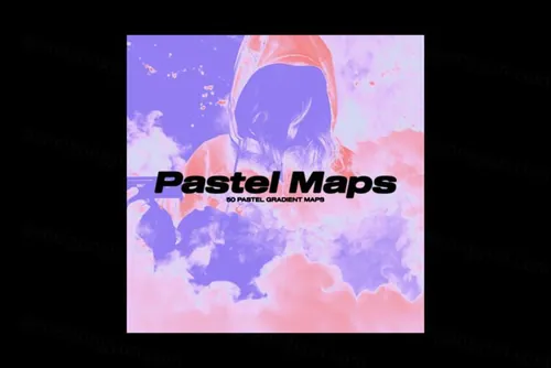 柔和的粉彩迷幻PS渐变贴图素材 AAA - Pastel M