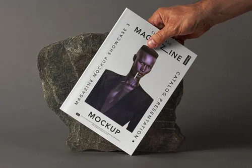 时尚服饰杂志样机展示 Psd Magazine Mockup Showcase 3