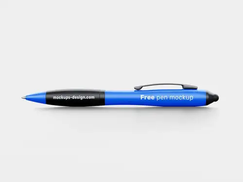 圆珠笔办公用品学习用品品牌VI设计提案样机PSD模板 Pen mockup 样机模版
