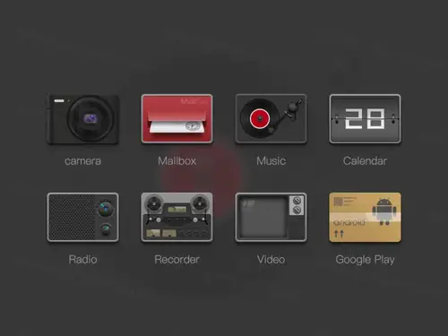 App Icons Daily UI #077 每日UI源文件分享 UI 素材