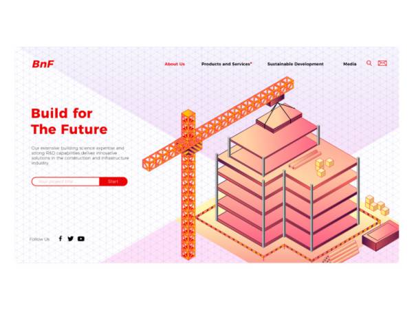 2.5D建筑工地工人施工水管高空作业back to school isometr