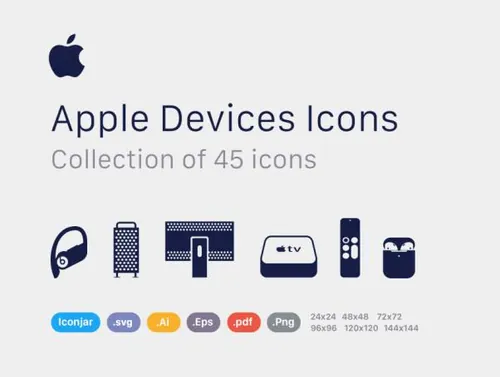 苹果常用设备图标套装