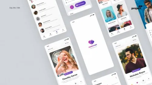 男女约会移动APP程序 Dating App  每日UI源文件分享