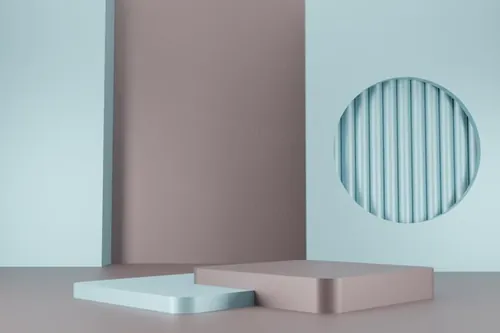 高质量3D渲染简约风产品展示台讲台场景高清背景素材