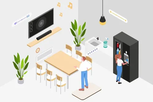 智能工作场所等距概念插图 elements-smart-home-isometric-illustration-4A73LD-20...