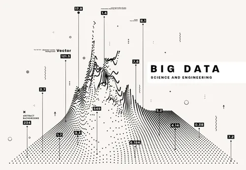 抽象几何线条数码科技感未来感矢量线条1