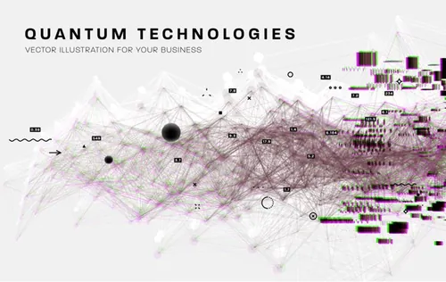 抽象几何线条数码科技感未来感矢量线条7