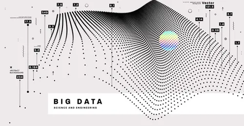 抽象几何线条数码科技感未来感矢量线条4