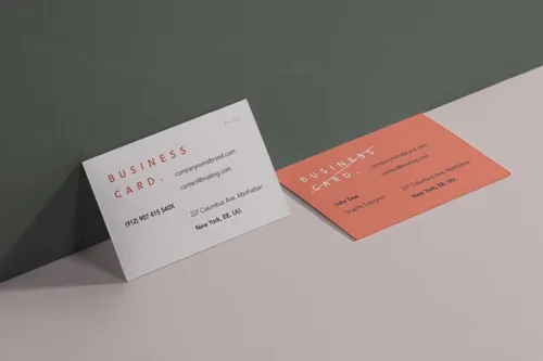 一组漂亮的psd名片样机品牌 Psd Business Card Branding Mockup 2