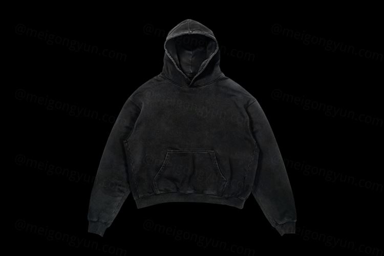 潮流街头加厚连帽卫衣连帽衫服饰设计贴图样机模板 Ultra-Heavyweight Hoodie Mockup