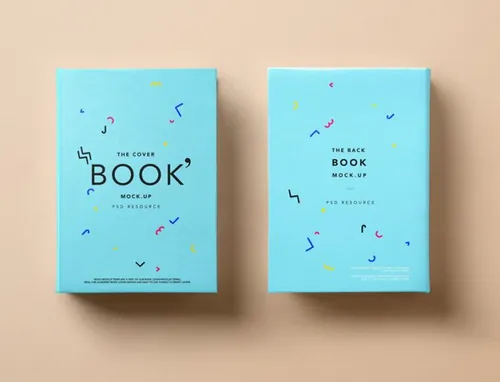 精装书封面模型PSD贴图模板Psd Hardback Book Cover Mockup