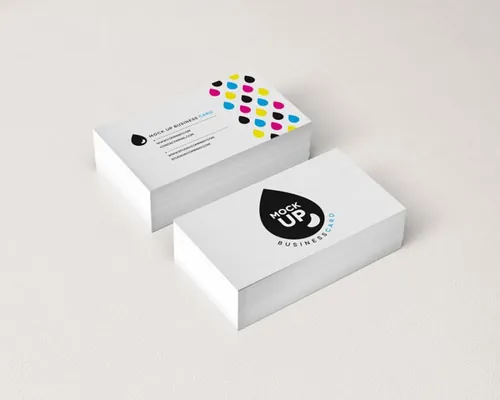 高端企业名片设计效果图样机 Psd Business Card Mock-Up Vol8