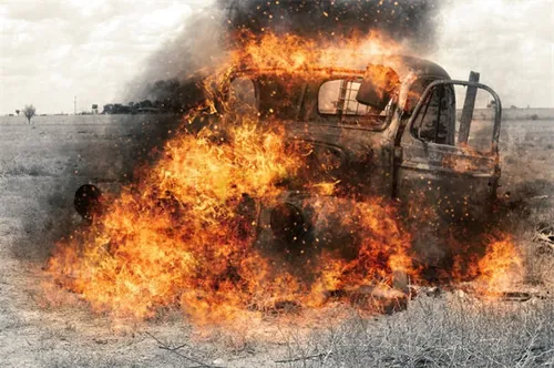 图片战火 烟尘艺术特效PSD动作插件素材 Fire Photoshop