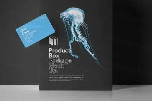 高端产品包装盒样机 Psd Product Box Package Mockup 2