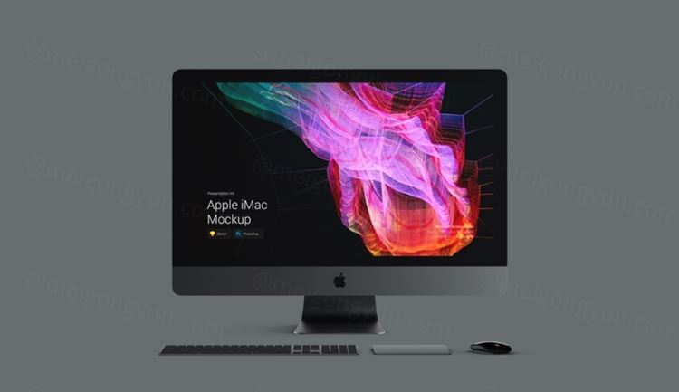 超级主流桌面移动设备样机系列：iMac  iMac Pro系列一体机样机