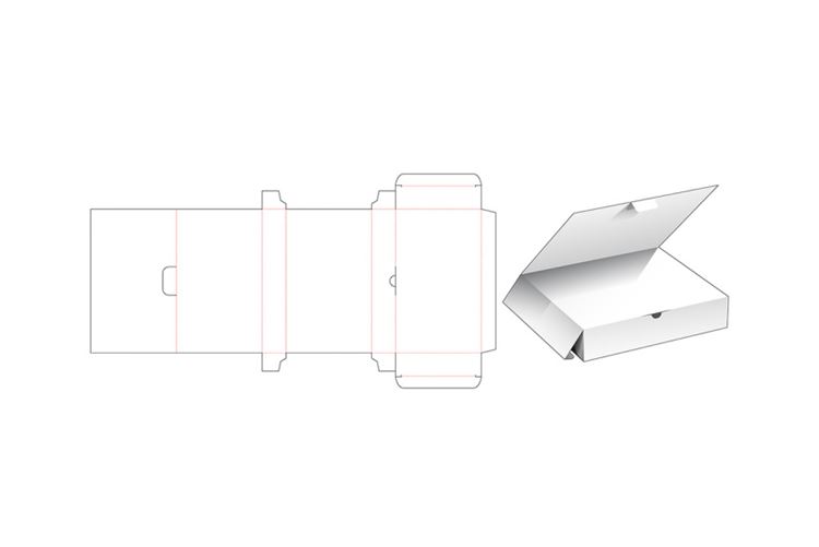 包装设计模切图刀模图EPS矢量模板 Box cut out template , die cut template design