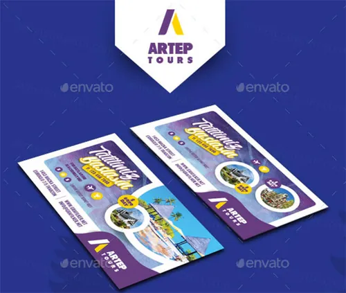 户外旅游行业名片模板PSD模板Travel Tour Business Card Templates