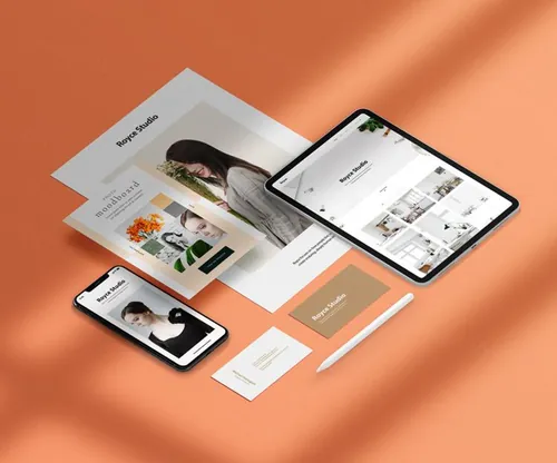 阴影叠加VI品牌样机PSD模板素材 Branding Mockup Resource