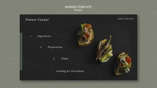 高端西餐厅美食菜谱画册宣传单海报设计PSD模板 Delici