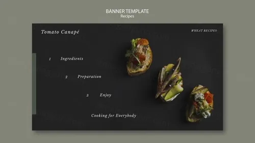 高端西餐厅美食菜谱画册宣传单海报设计PSD模板 Delicious recipes