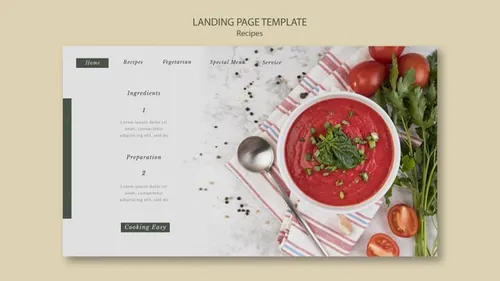 高端西餐厅美食菜谱画册宣传单海报设计PSD模板 Delici