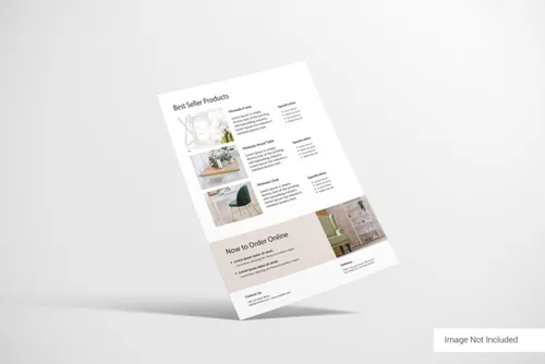 高品质简约画册小册子手册设计展示样机PSD模板 Brochure template