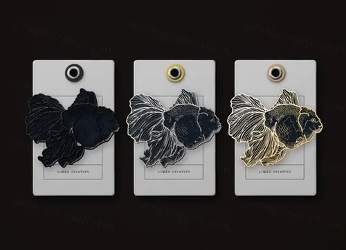 真实珐琅图钉样机模板 Realistic Enamel Pin Mockup