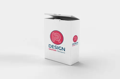 包装盒模型PSD贴图模板Realistic Box PSD Mockup