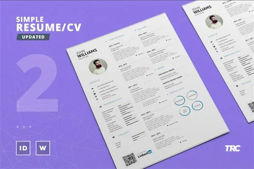 简单的简历模板 Simple ResumeCv Template Volume 2
