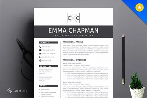 简单的简历模板 Resume CV Template