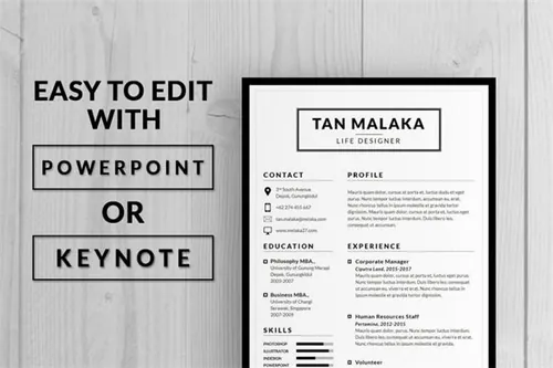 专业简历模板下载 Easy Resume