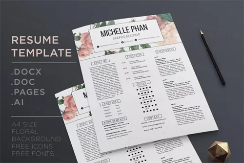 现代简历模板下载 Modern resume template