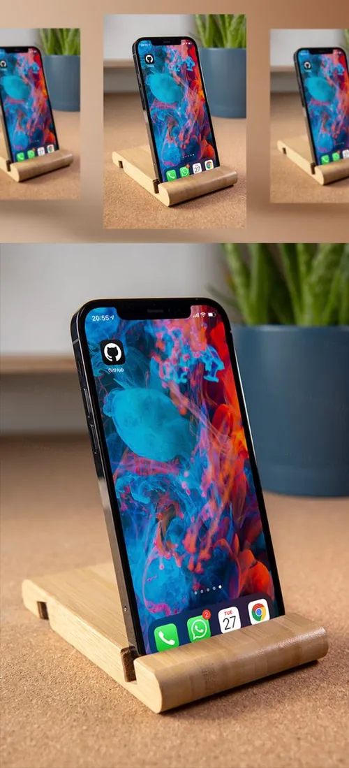 最新苹果手机UI样机APP设计提案贴图样机模板 iPhone 12 Pro mockup