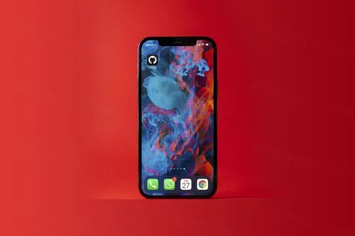 最新苹果手机UI样机APP设计提案贴图样机模板 iPhone 12 Pro mockup