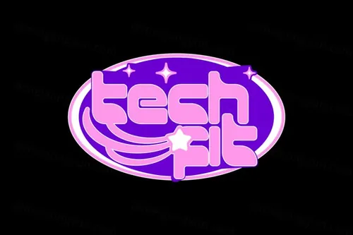 200+Y2K千禧游戏复古风立体字体特效样式AI矢量模板 Y