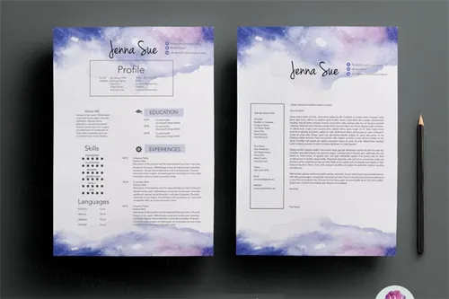 创意简历模板下载 Creative CV template
