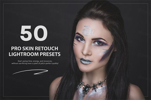 50款高级感复古皮肤LR调色预设 PRO Skin Retouch L