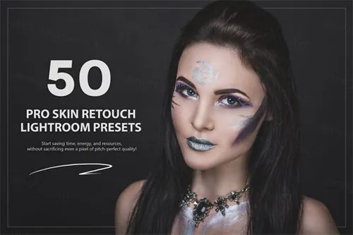 50款高级感复古皮肤LR调色预设 PRO Skin Retouch L