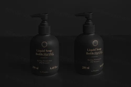 液体肥皂瓶样机 Liquid Soap Bottle Mockup Vol2