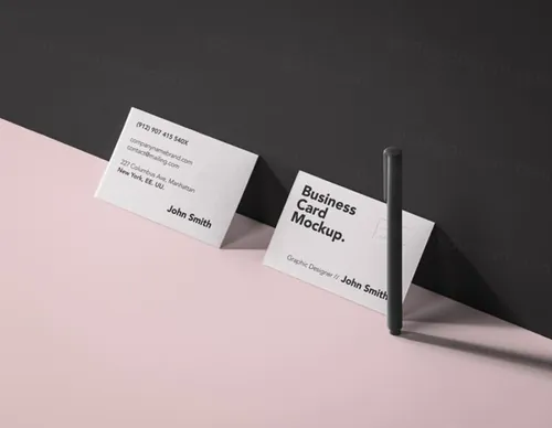 新的现代psd名片样机 Psd Business Card Brand Mockup Vol7