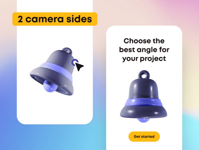 Blender三维渲染教育学校培训机构主题3D图标合辑 Academe