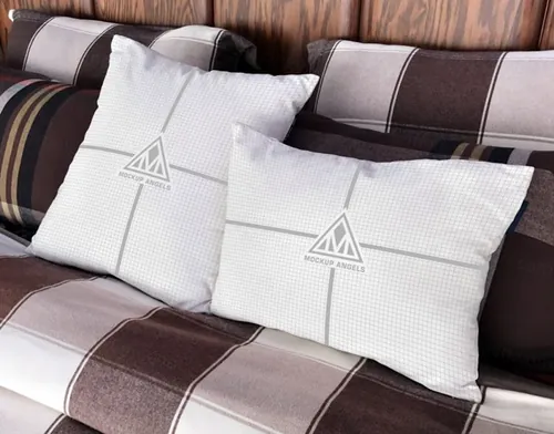 枕头贴图样机PSD模型White Pillows Mock up