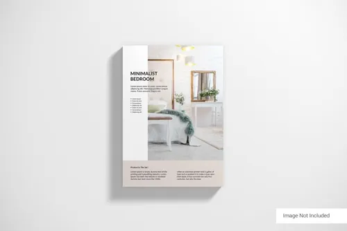 高品质简约画册小册子手册设计展示样机PSD模板 Brochure template