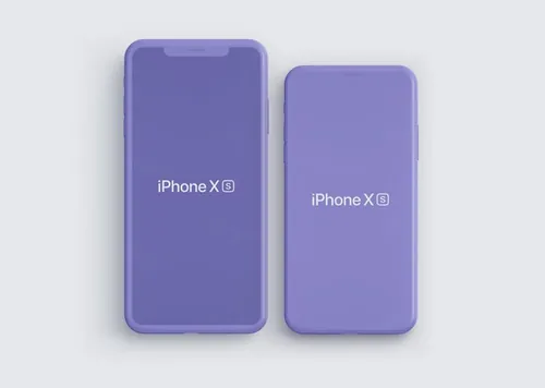2018最新苹果Xs白模贴图样机PSD/Sketch模版素材 免费分享