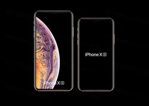 2018最新苹果Xs金色贴图样机PSD/Sketch模版素材 免费分享