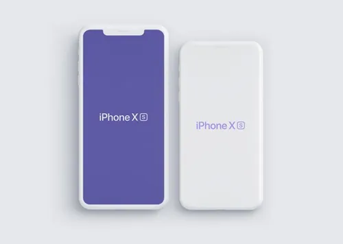2018最新苹果Xs白模贴图样机PSD/Sketch模版素材 免费分享