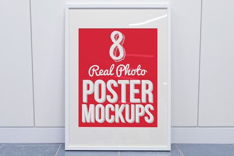 8款真实照片海报样机 8 Real Photo Poster Mockups